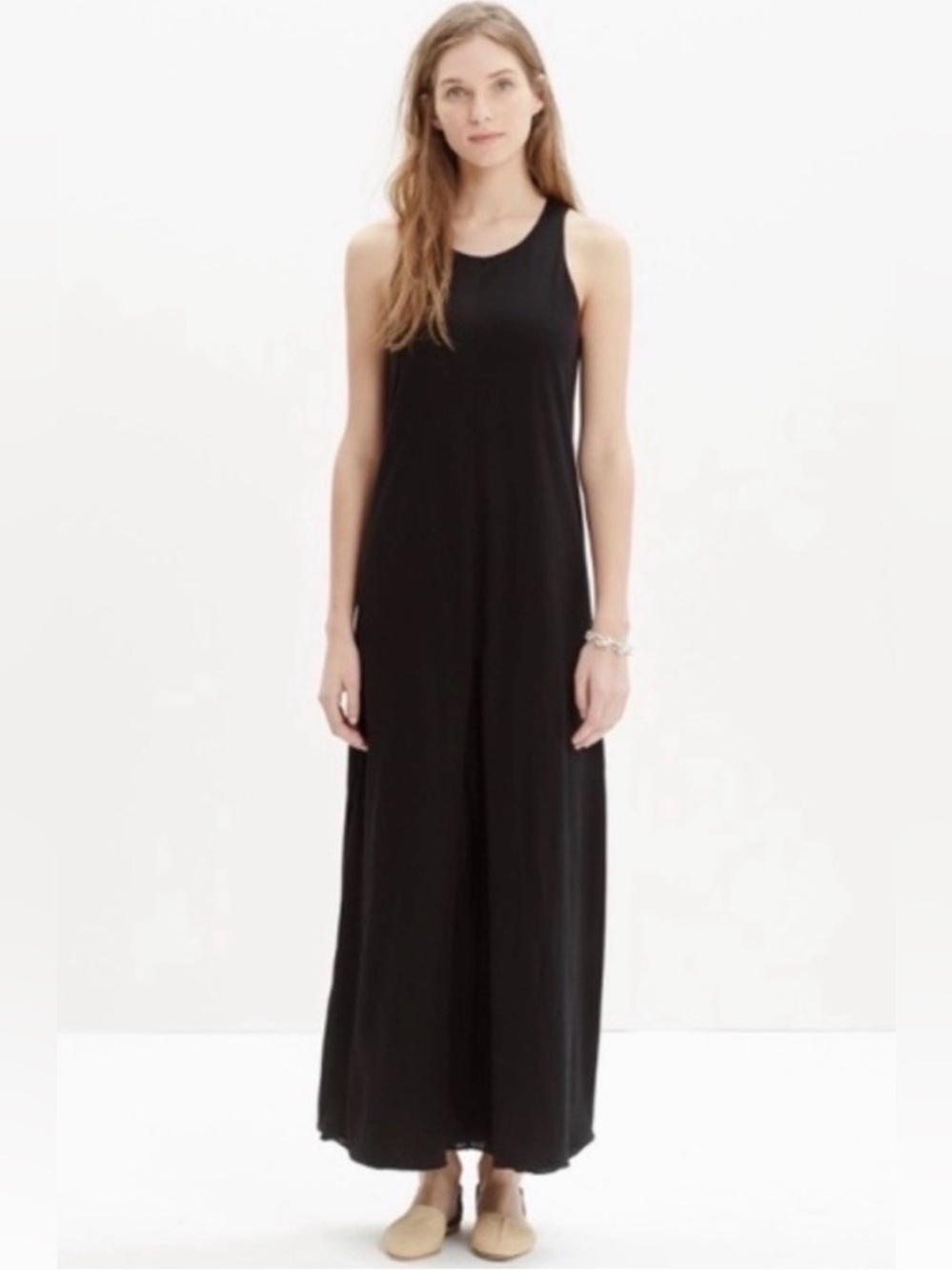 Madewell Maxi Dress with Front Slit Detail Size 0